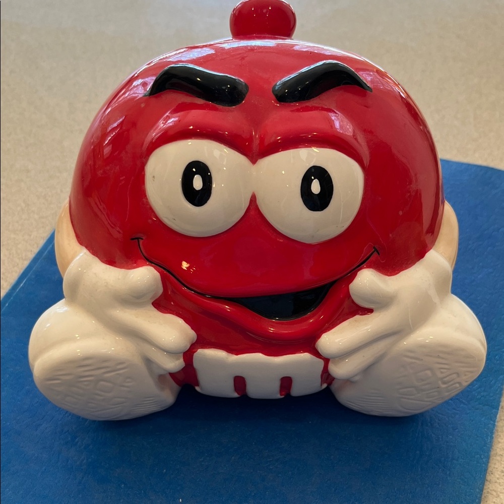 Red M&M's Candy Dish